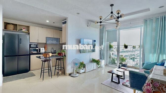 Chính chủ cho thuê ch 80m2 tầng cao full nội thất cc Hưng Phát, Nhà Bè