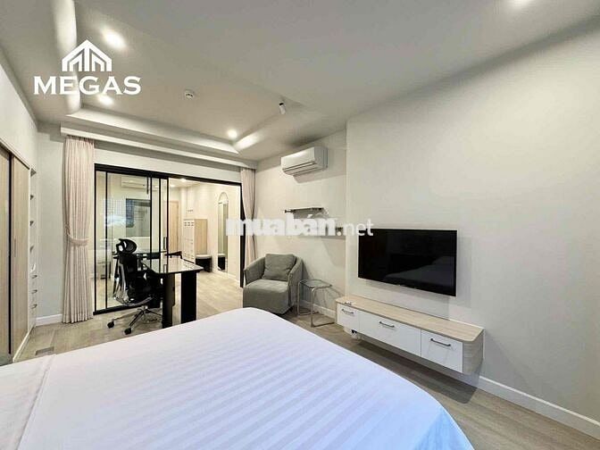 CHO THUÊ CĂN HỘ 1PN BANCONG 55m2 - GẦN VÒNG XOAY LÝ THÁI TỔ, QUẬN 3