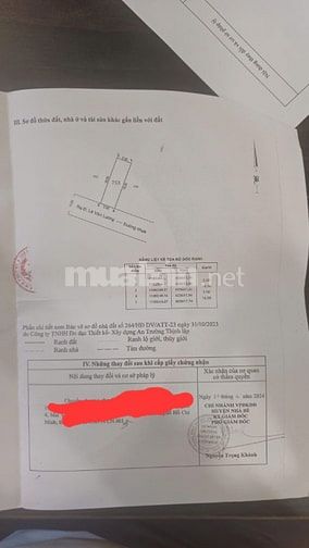 Bán  đất  sổ hồng riêng.  Xã nhơn Đức  huyện  nhà  bè 