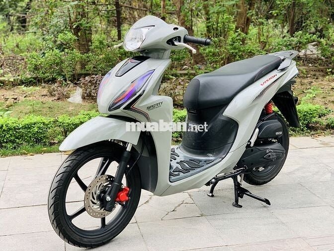 HONDA VISION  BẢN CÁ TÍNH XÁM XI MỚI ĐẬP HỘP 2024