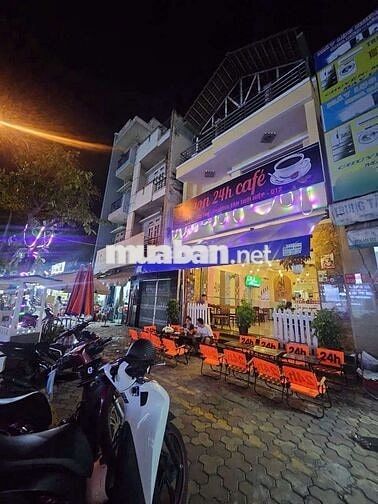 sang quán cafe 6*16 trệt 2 lầu 3pn mặt tiền đường lớn