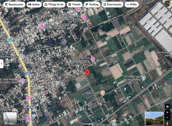 ĐẤT XÂY TRỌ NGAY KCN PHƯỚC ĐÔNG. 10x70 120m2 thổ. 2 tỷ 