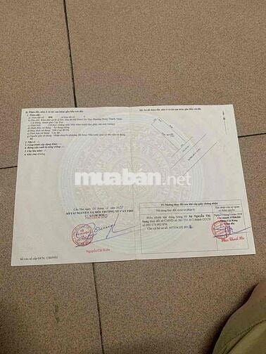 Bán nền hướng ĐÔNG NAM khu Xây Dựng Cần Thơ giáp Nam Long