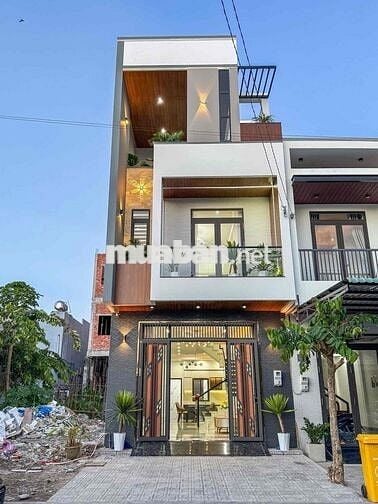 NHÀ ĐẸP ĐƯỜNG D15 KDC HỒNG LOAN - THIẾT KẾ HIỆN ĐẠI SANG TRỌNG