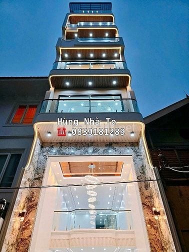 Phân Lô quân đội 918, Nhà 7 tầng thang máy Gara 3 oto dt 90m2 mt 5m