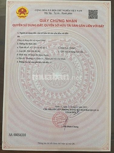 ** Đất [ 4x16m ] vuông vức . Giá 5,8 Tỷ ** 