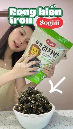 Rong biển Sogim gói 380g , Rong biển ăn liền Hàn 
