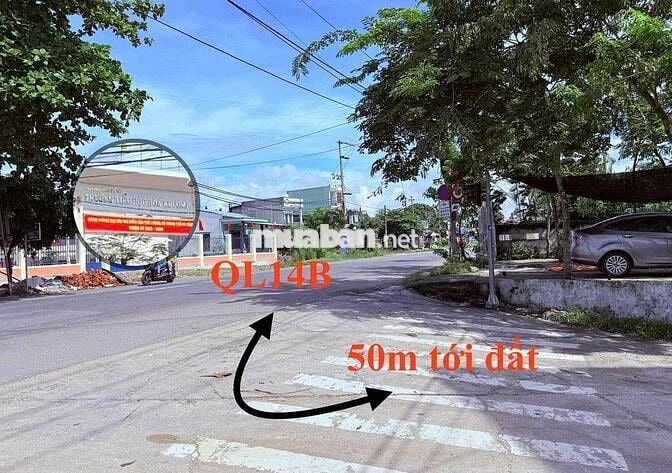 Bán 6 lô đất nền ngay uỷ ban Hoà Vang, nằm sát trục QL14B cách 50m