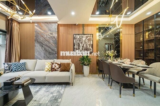 Mua nhà Sài Gòn 37,8tr/m2 - thanh toán chỉ 10% - Full Nội thất cơ bản.