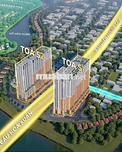 Căn góc diện tích lớn view pháo hoa cực đỉnh tòa căn hộ Hòa Xuân Spana