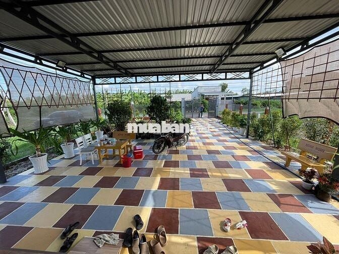 Nhà vườn đầy đủ tiện nghi mặt tiền HL5, Gò Công Đông, giá 1tỉ990