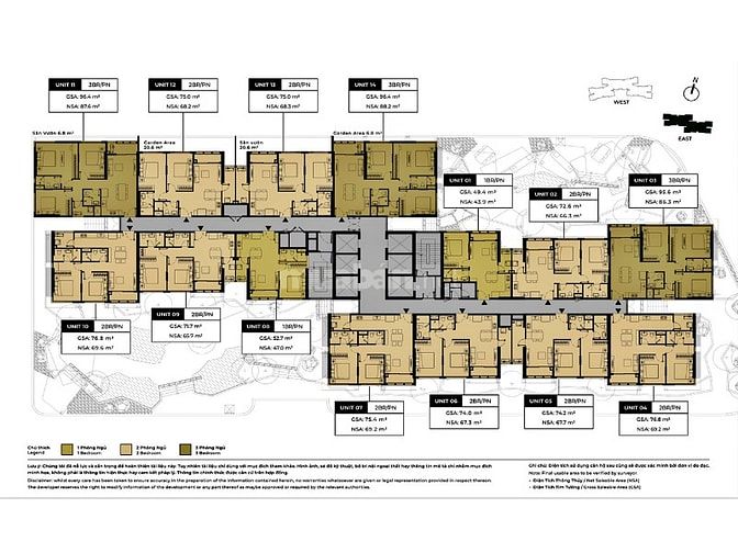 Bán Căn hộ tại Lumiere Riverside tầng cao 3 phòng ngủ view sông 96m2