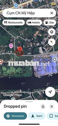 Bán 868m2 Mặt Tiền Đường Nhựa 20m - Cụm Công Nghiệp Xã Mỹ Hiệp