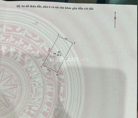 Chỉ 12.6tỷ ở ngay! Ngõ 44 Hào Nam 45m2*5T,MT:4,5m,3thoáng,gần phố.
