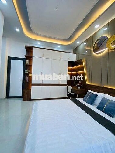 NHÀ ĐẸP MỚI KENG, HẺM 1 SẸC, TRỆT, 4 LẦU, 4PN, 5WC, KHU AN NINH