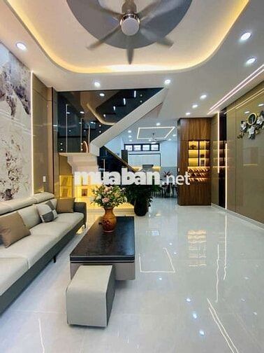 NHÀ ĐẸP MỚI KENG, HẺM 1 SẸC, TRỆT, 4 LẦU, 4PN, 5WC, KHU AN NINH