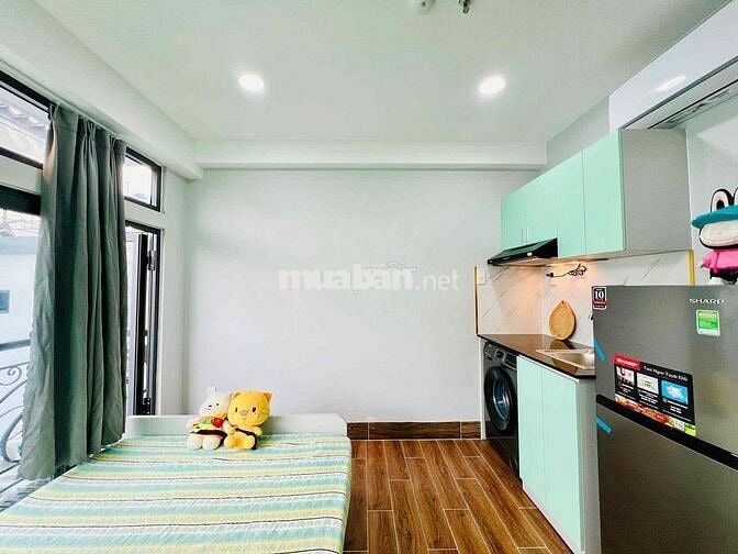 ĐẲNG CẤP SỐNG TRẺ – STUDIO FULL NỘI THẤT, MÁY GIẶT RIÊNG GẦN EMART