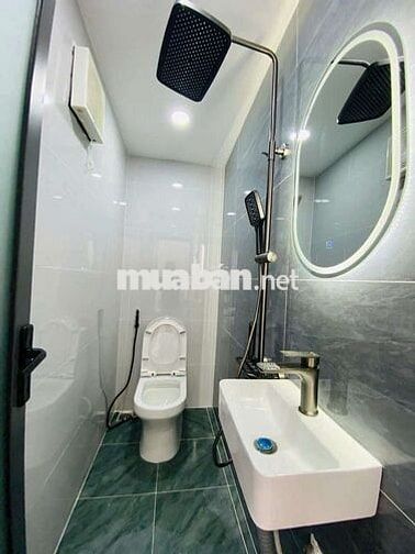 NHÀ ĐẸP MỚI KENG, HẺM 1 SẸC, TRỆT, 4 LẦU, 4PN, 5WC, KHU AN NINH
