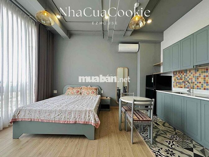 Trống sẳn phòng y hình full nội thất y hình nhà mới có ban công