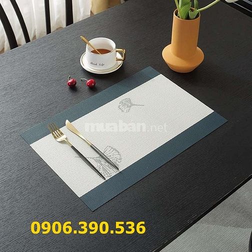 Chuyên phân phối sỉ & lẻ tấm lót bàn ăn,miếng lót ly chén dĩa các loại