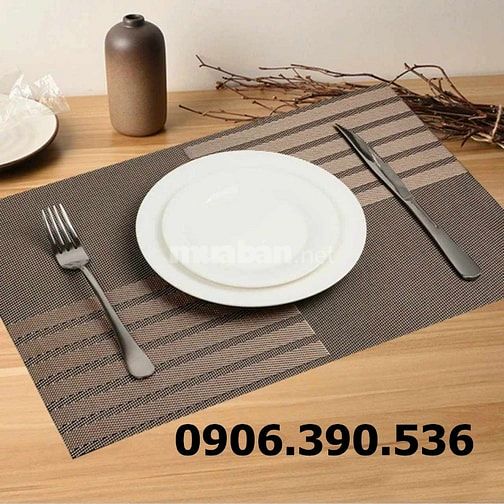 Chuyên phân phối sỉ & lẻ tấm lót bàn ăn,miếng lót ly chén dĩa các loại