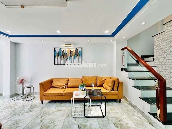 50M² 4Tầng Full Nội Thất - Hẻm 1Sẹc Thống Nhất Thông Xe Hơi Ngủ Nhà