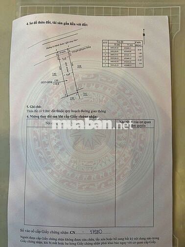 Bán đất mặt tiền đường lê minh xuân