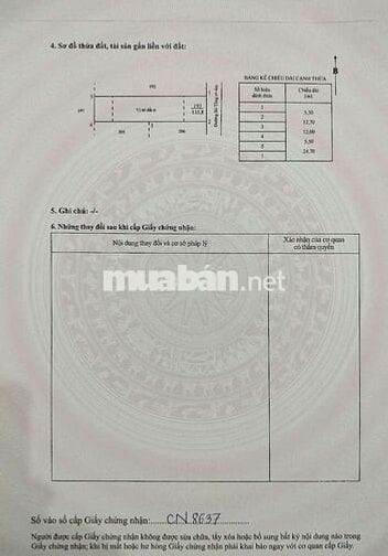 Bán Đất Chính Chủ tt Long Điền 1.6ti