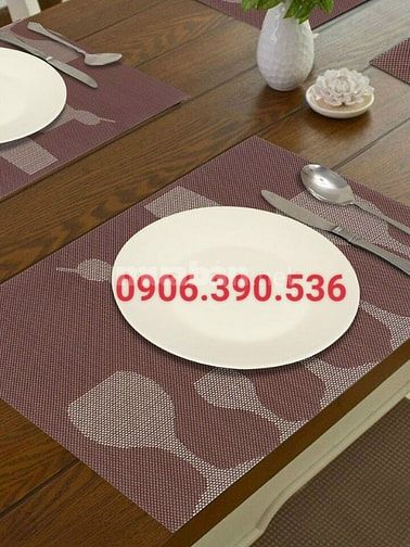 Chuyên phân phối sỉ & lẻ tấm lót bàn ăn,miếng lót ly chén dĩa các loại