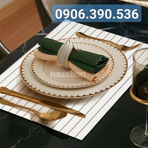Chuyên phân phối sỉ & lẻ tấm lót bàn ăn,miếng lót ly chén dĩa các loại