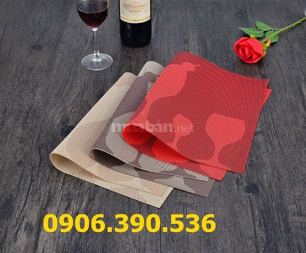 Chuyên phân phối sỉ & lẻ tấm lót bàn ăn,miếng lót ly chén dĩa các loại