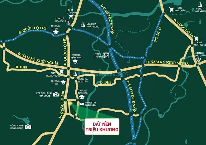 Đất nền Hoà Khương-Điểm sáng đầu tư