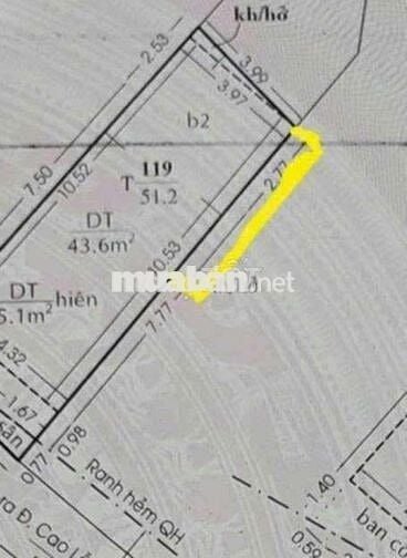 NHÀ HẺM THÔNG TRUNG TÂM PHƯỜNG 4 Q8 3 TẦNG NỞ HẬU TÀI LỘC NHỈNH 7 TỶ