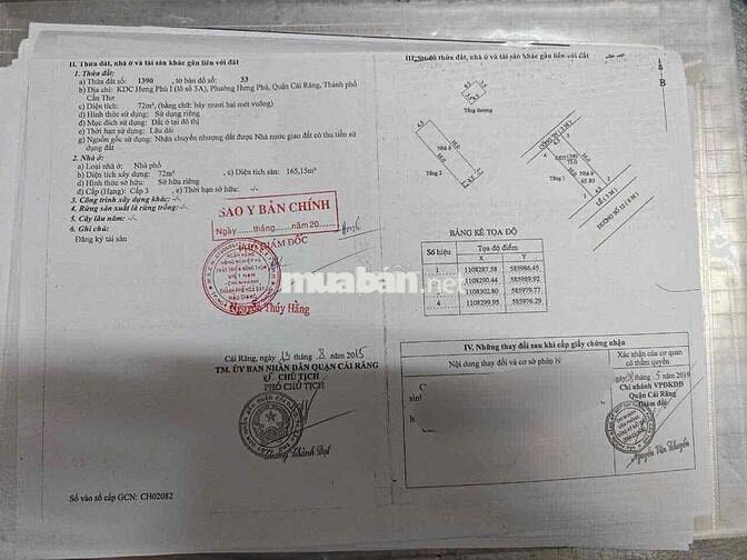nhà lầu mới  4,5x16 hướng Đông Nam kdc Hưng Phú - 5 tỷ 500tr (T Lượng)