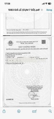 CƠ HỘI ĐẦU TƯ – LÔ ĐẤT VÀNG NGAY SÂN BAY LONG THÀNH 🌟
