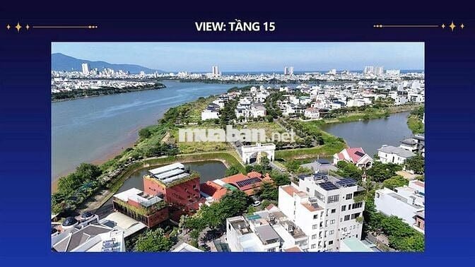 3,4 TỶ, 54M2, 2PN SỠ HỮU CĂN HỘ VIEW PHÁO HOA, BIỂN SPANA TOWER