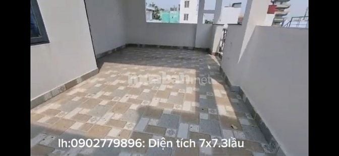 Nhà 3lầu đúc kiên cố hẻm trước nhà 4m