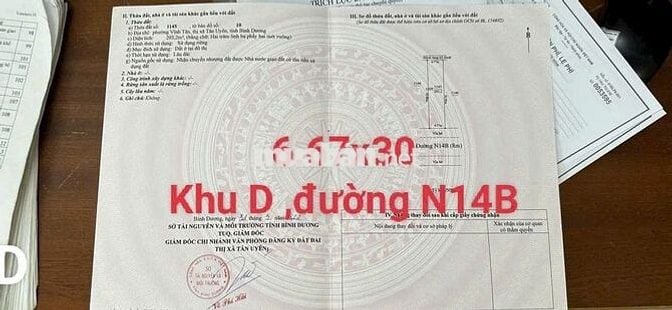 Cần Bán Nhanh đất Vi Síp 2 Mở Rộng 203m Mặt Tiền Đẹp Thoáng Mát.