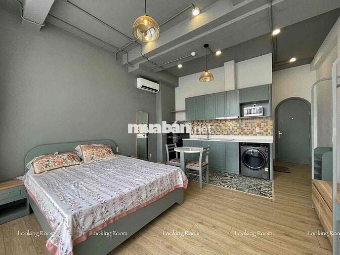 STUDIO 35M2 FULL NỘI THẤT CÓ BAN CÔNG NGAY SÂN BAY - GẦN TRUNG TÂM