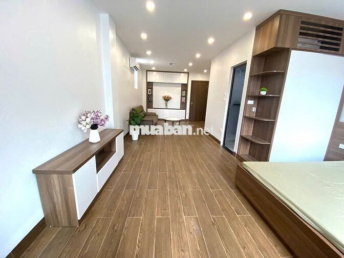 CHO THUÊ CĂN HỘ 1N1K BAN CÔNG FULL NỘI THẤT NẰM NGAY TRẦN DUY HƯNG