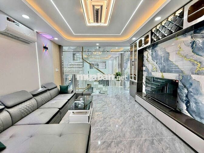 Siêu phẩm 1 lửng 3 lầu Full Nội Thất hẻm nhựa 7m Dương Thị Mười