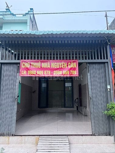 Cho thuê nhà mới nguyên căn mặt tiền đường nội bộ KDC Mỹ Yên, Chợ Gò Đ