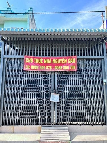 Cho thuê nhà mới nguyên căn mặt tiền đường nội bộ KDC Mỹ Yên, Chợ Gò Đ
