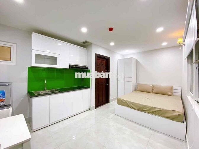 Cho thuê căn hộ 1pn tách biệt/ studio rộng mới