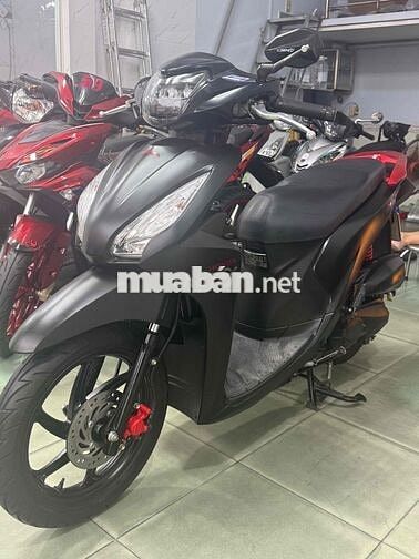 vission 2017 pbđb đen nhám - đỏ