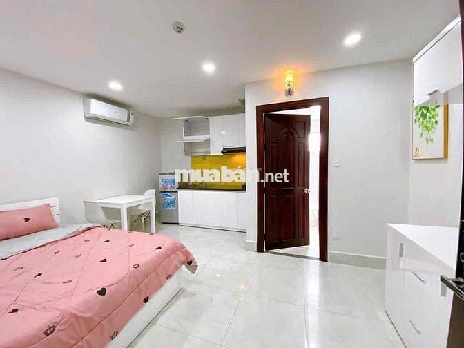 Cho thuê căn hộ 1pn tách biệt/ studio rộng mới