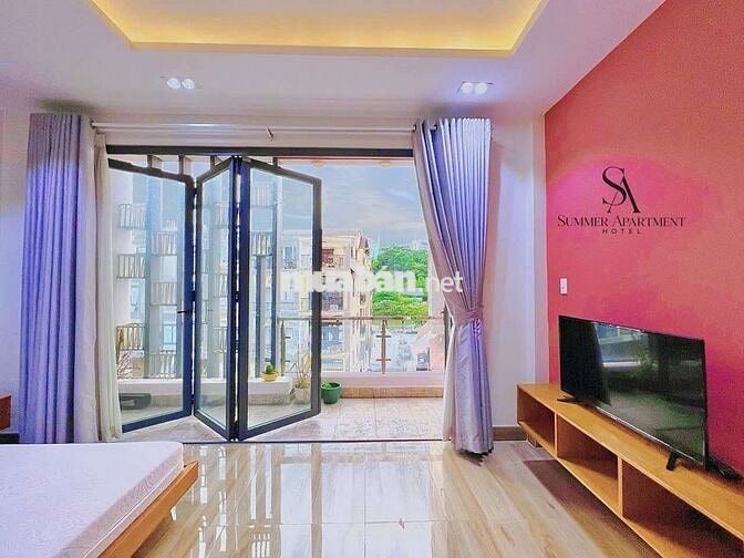 CHO THUÊ CĂN HỘ 1PN CÓ BALCONY NGAY VÒNG XOAY NGÃ 7, Quận 10