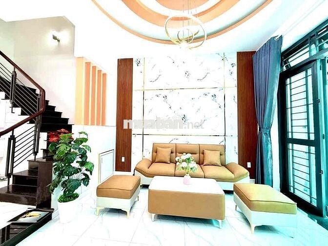 HxH Phạm Văn Chiêu, p9, 4x13, 3 tầng, 4pn, 4wc, gần chợ, 6.6tỷ
