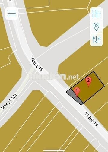 Đất mặt tiền đường Tỉnh Lộ 15, cách chợ PHÚ HOÀ ĐÔNG 700m