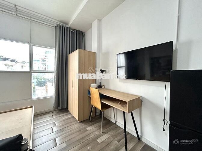 Studio full tiện nghi - 24m2 - cửa sổ lớn - gần Bùi Biện Quận 1